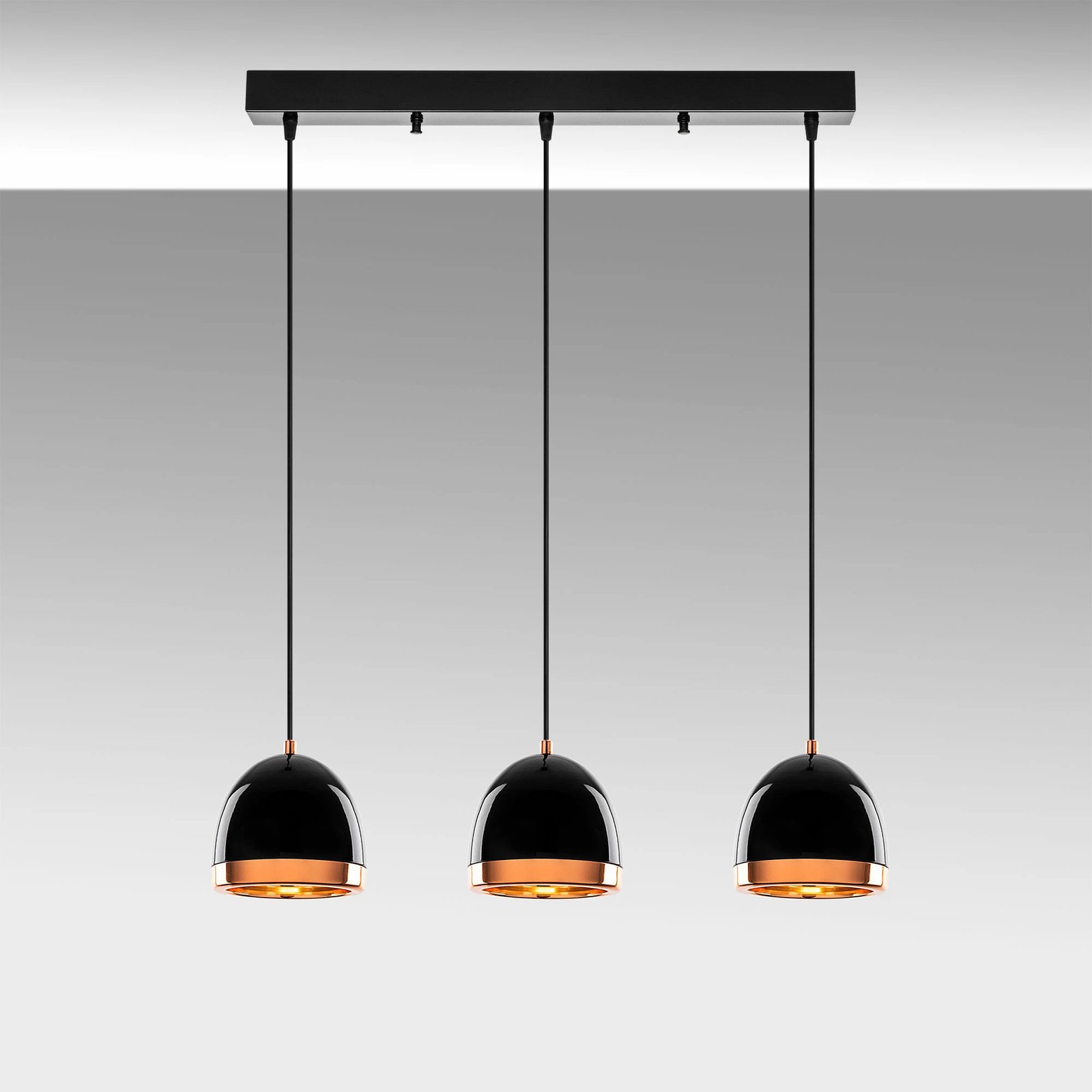 Llambë tavani Opviq, Mugo - 10639, e zezë dhe ari