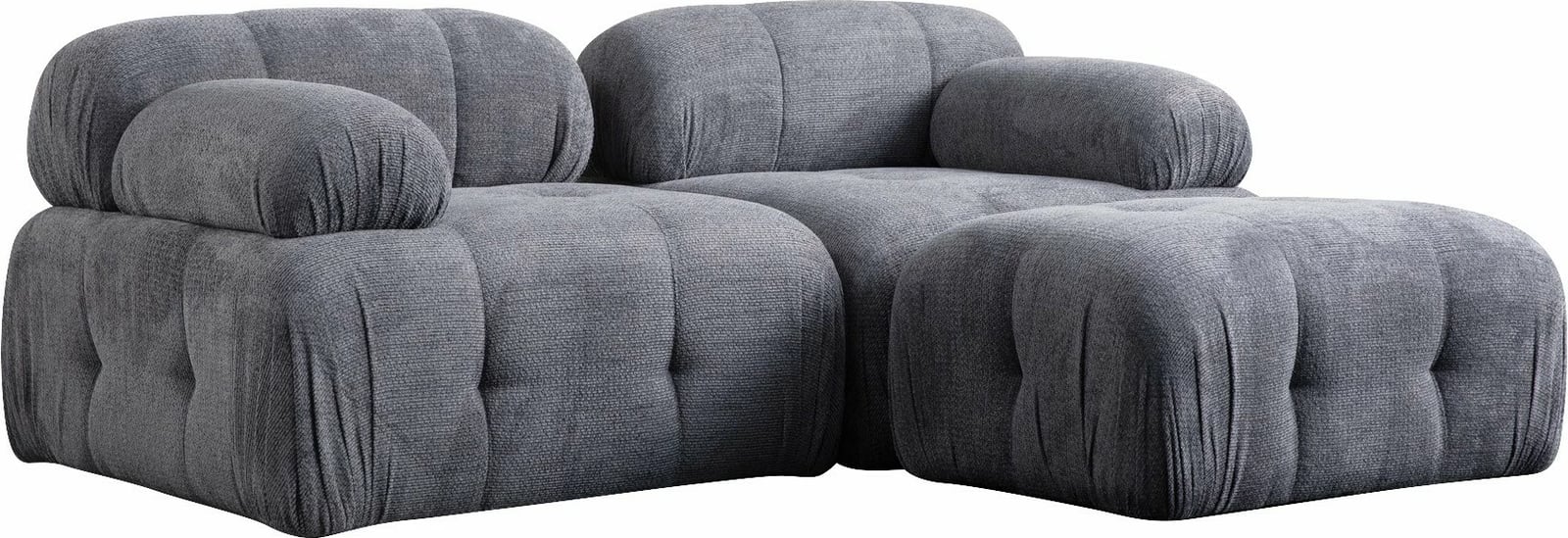 Këndare Atelier del Sofa Petite 2, ngjyrë gri