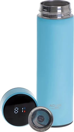 Termus me LED, Adler AD 4506, 473 ml, çelik inox SS304, blu