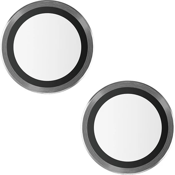Mbrojtës kamerë PanzerGlass Hoops për iPhone 15/15 Plus, kornizë e zezë