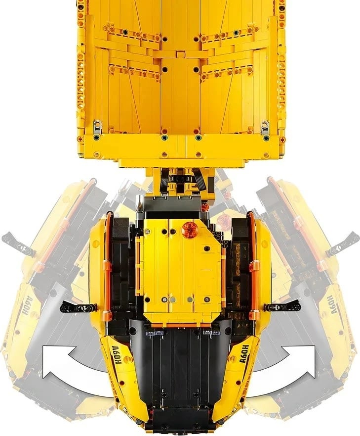 Set LEGO Technic Volvo 6x6 Articulated Hauler 42114, Verdhë Set LEGO Technic Volvo 6x6 Articulated Hauler 42114, Verdhë