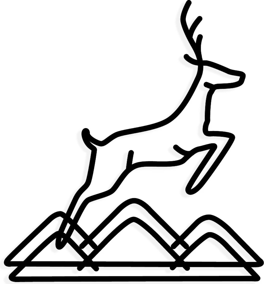 Aksesor dekorativ metalik për mur, Wallity Amentes, ngjyrë e zezë, 49x51cm