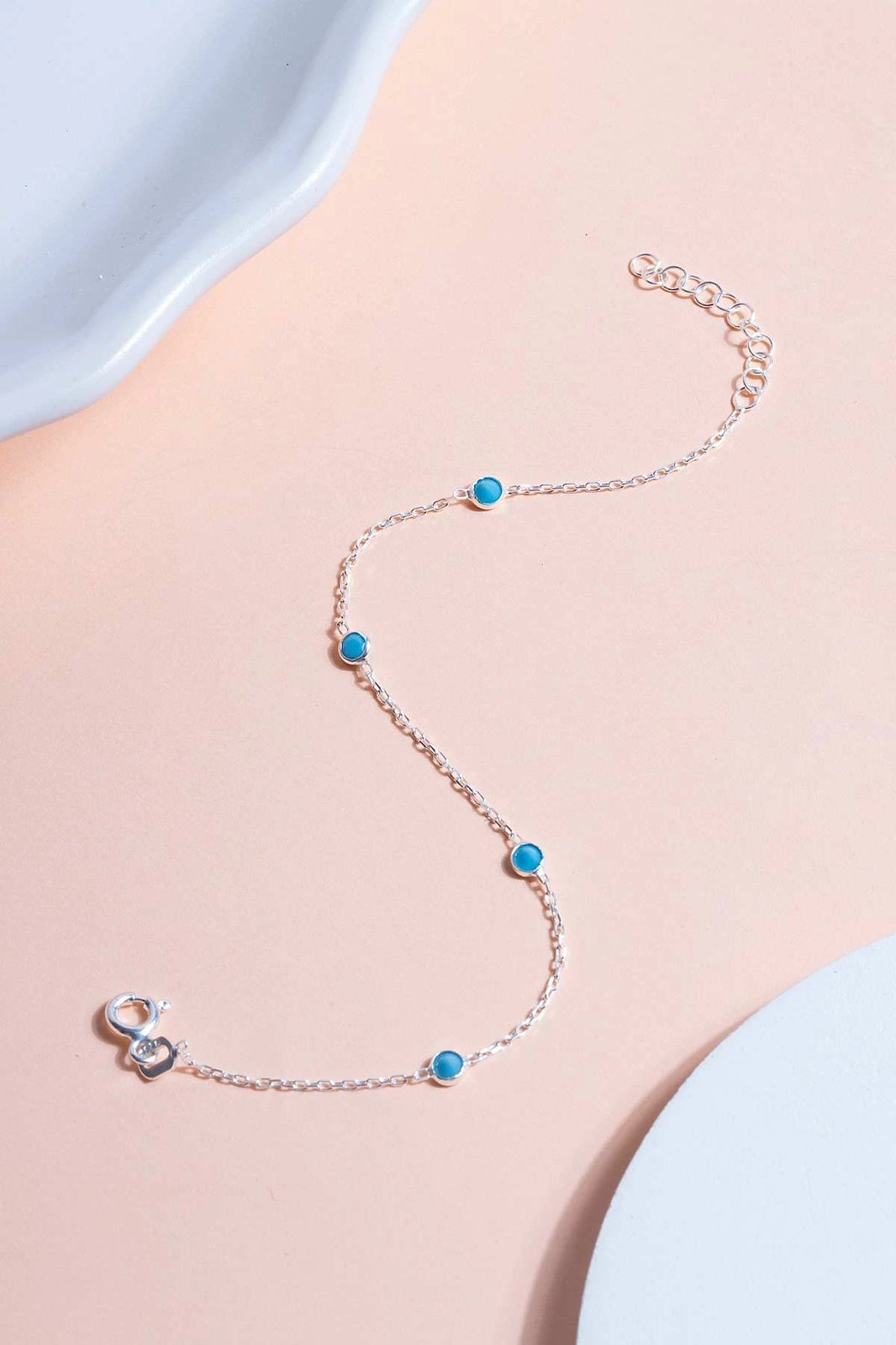 Byzylyk argjendi Jumeon, ngjyrë e kaltër, TFNY65229