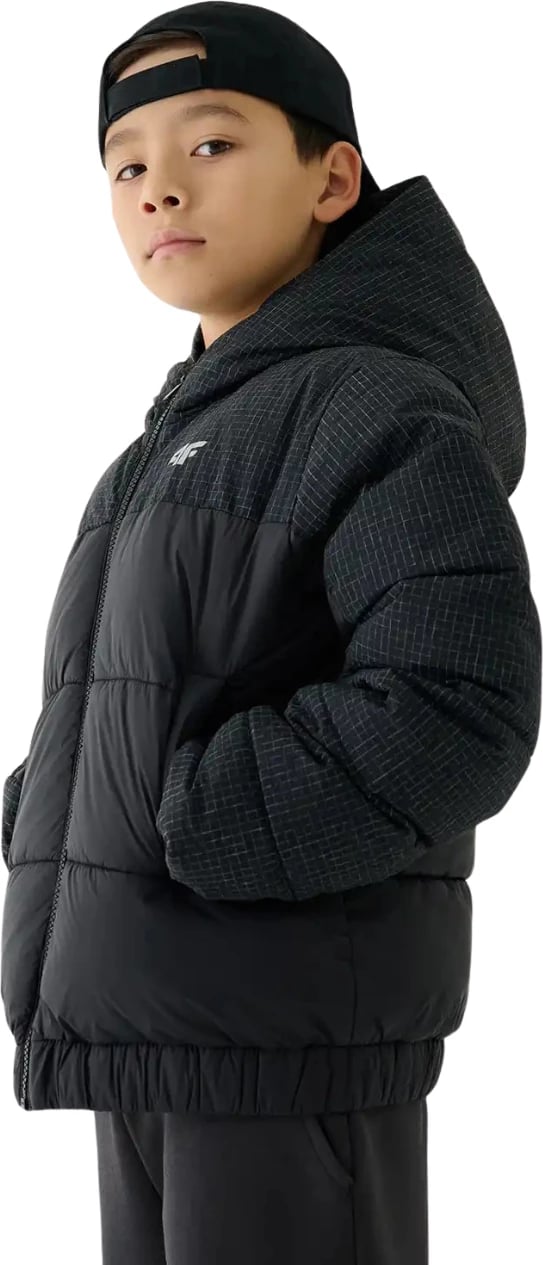 Jakne për djem 4F, e zezë
