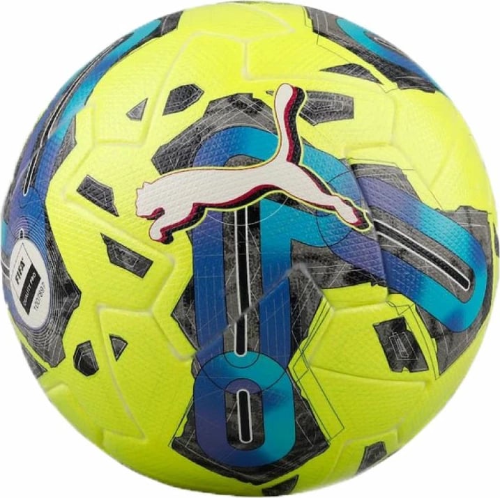 Top futbolli Puma Orbita 1TB FIFA Quality Pro për meshkuj dhe femra, blu dhe verdhë Top futbolli Puma Orbita 1TB FIFA Quality Pro për meshkuj dhe femra, blu dhe verdhë