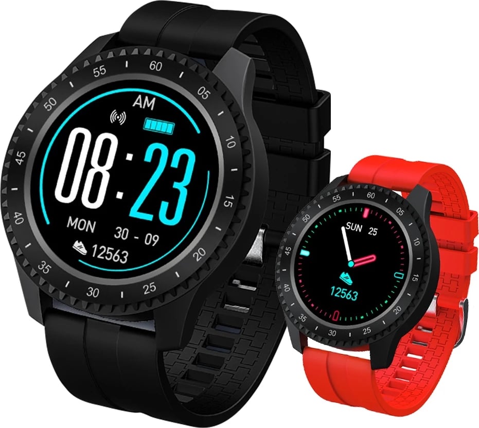 Smartwatch meanIT M9 Sport, 1.3", e zezë