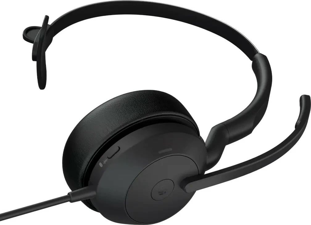 Kufje Jabra Evolve2 50, mono, me kabllo, anulim zhurme, e zezë