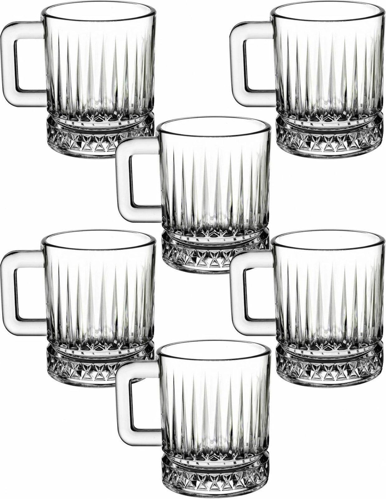 Set gotash prej qelqi (6 copë), Hermia, SG9200GCL