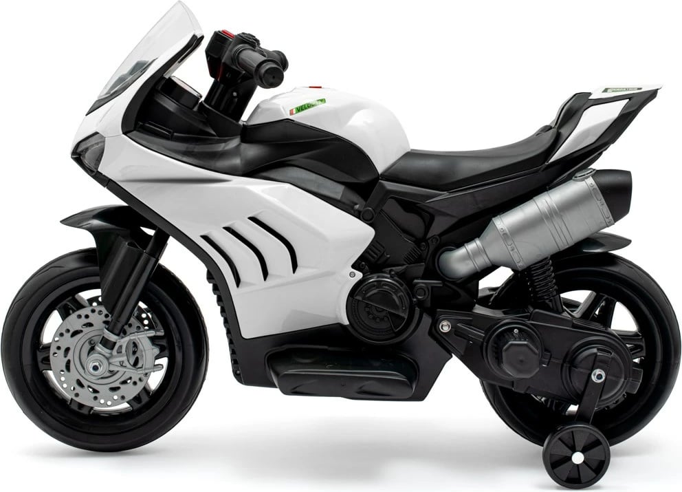 Motoçikletë elektrike për fëmijë, Baby Mix Supersport, e bardhë