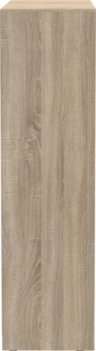 Dollap me dy dyer rrëshqitëse, pasqyrë, ngjyrë sonoma, 180x60x220cm