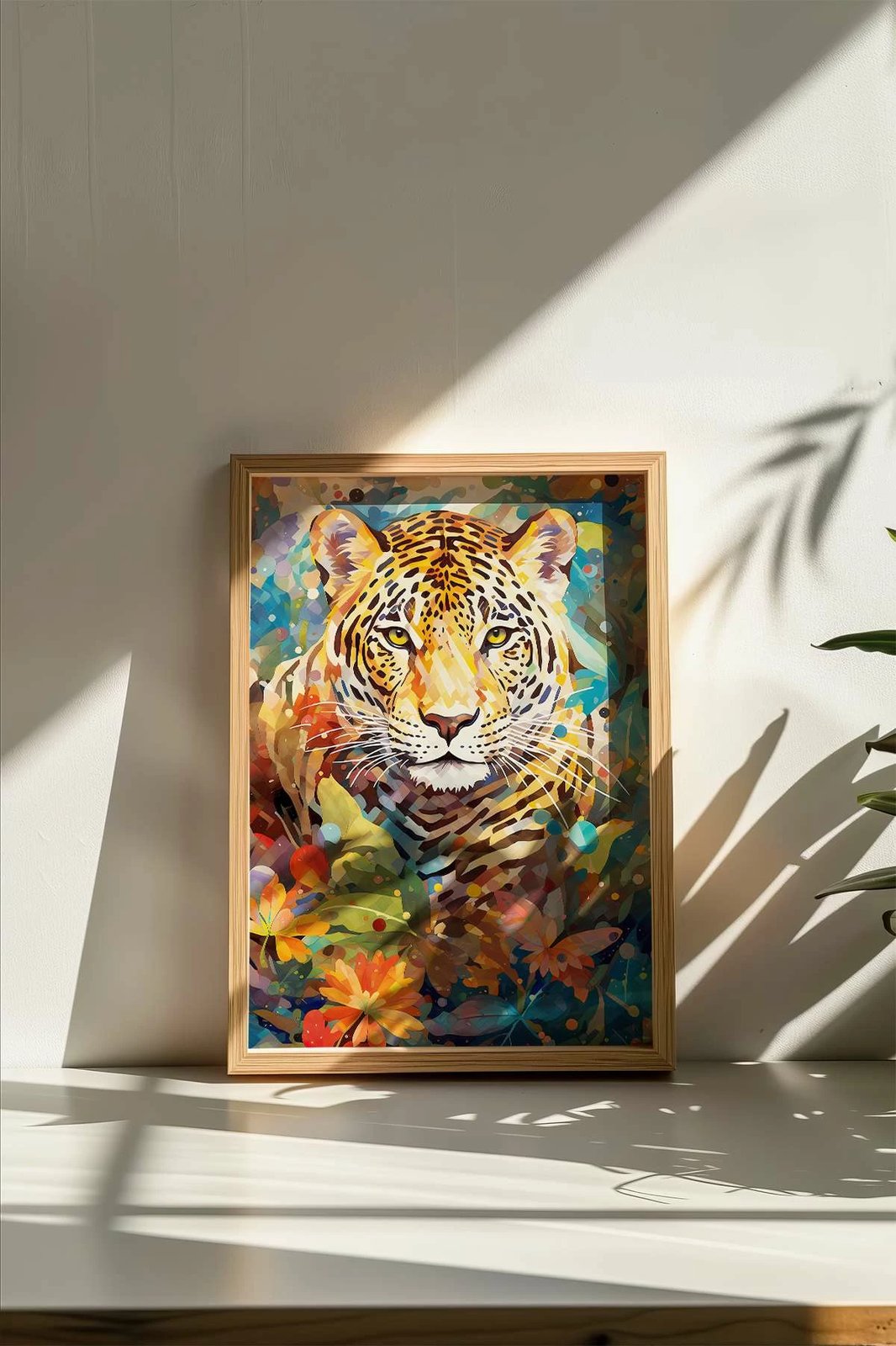 Pikturë dekorative me kornizë, shumëngjyrëshe, Wallity, Mscartmdl29, 33x48cm