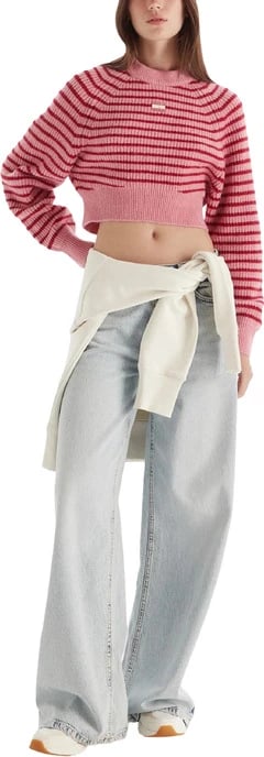 Xhemper femra Tommy Hilfiger Jeans, rozë