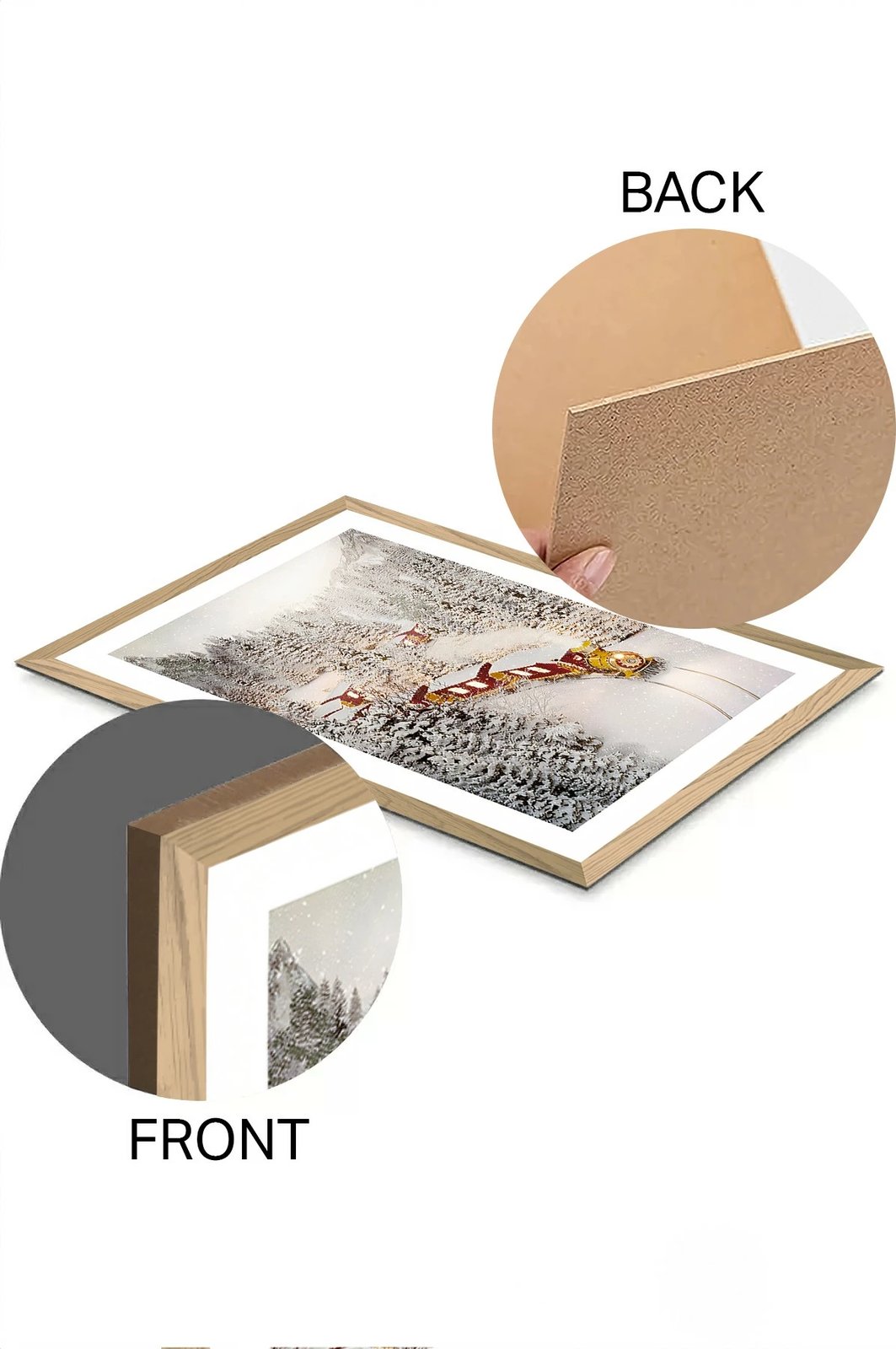 Pikturë dekorative për mur, shumëngjyrëshe, MDF, Tekhammdf60, 33x48cm