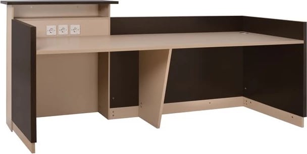 Zyrë pritjeje 240x82 wenge/bezh FH2068.01 240x82x105cm