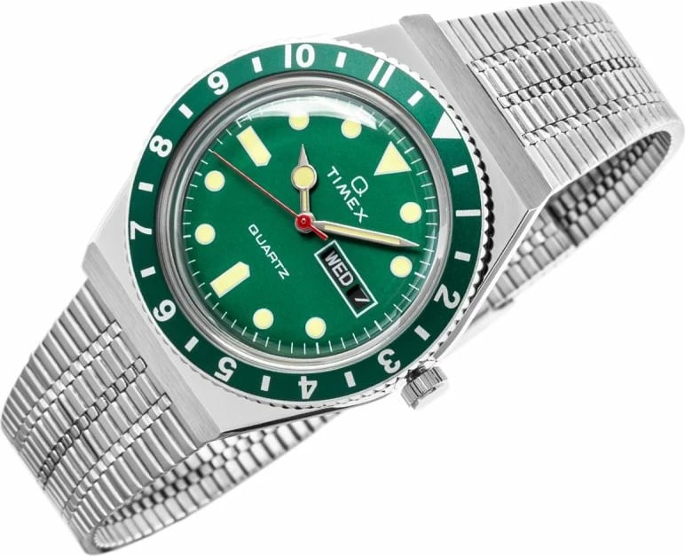 Orë dore për meshkuj Timex, e argjendtë