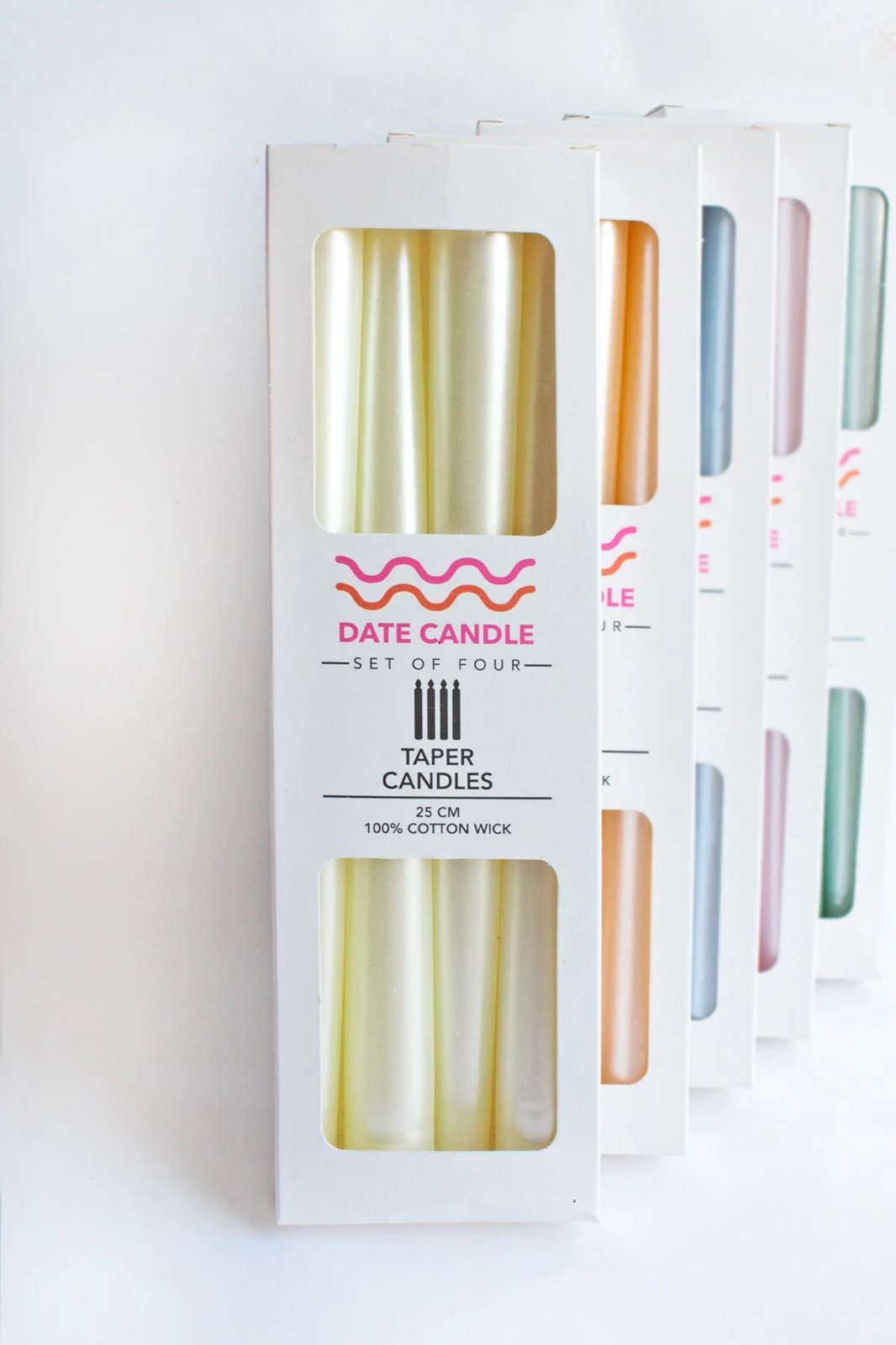 Set qirinjësh (4 copë), Evila Originals, Neon 4 - e verdhë