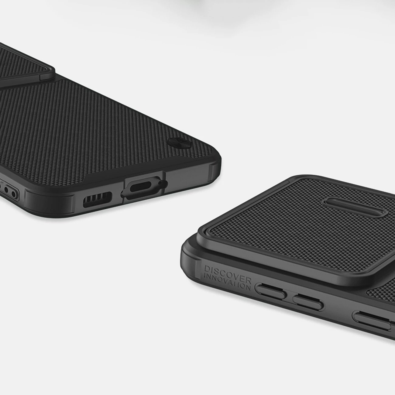Mbështjellës Nillkin Textured S Case për Samsung Galaxy S23, me kapak kamere, i zi Mbështjellës Nillkin Textured S Case për Samsung Galaxy S23, me kapak kamere, i zi