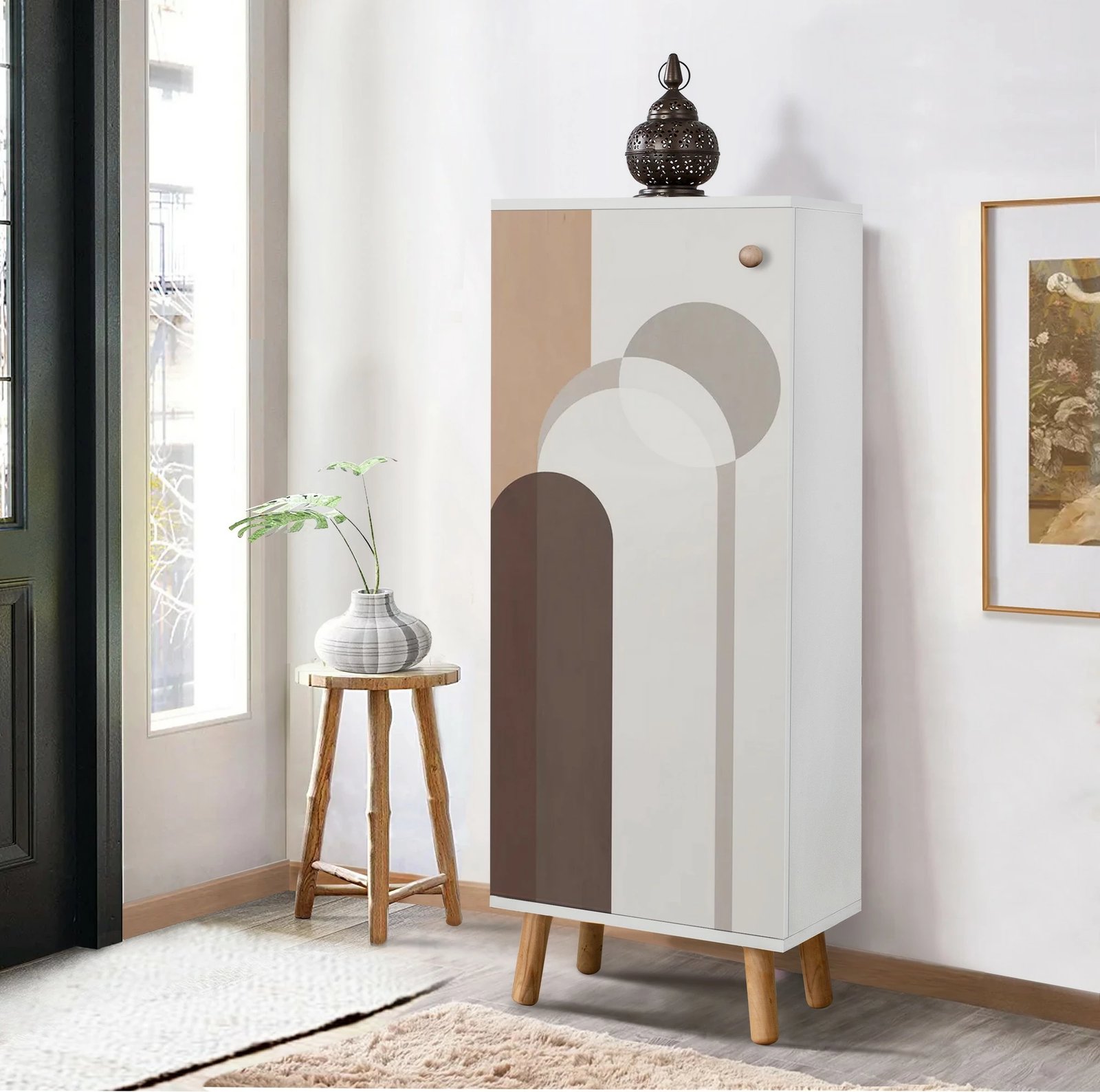 Dollap këpucësh Skye Decor, Vegas - B 948, i bardhë