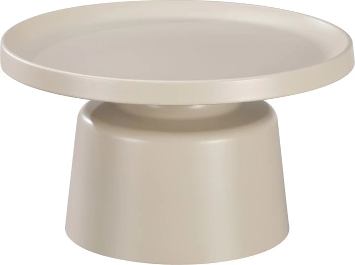 Set tavolina kafeje Ginoze, metal, ngjyrë kapuçino, 2 copë