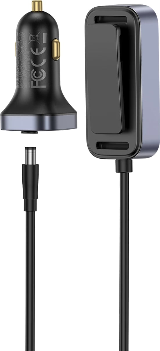 Karikues veture Baseus BackseatPal L1, 110W, 3x USB-A + 3x USB-C, kabllo 1.5m, zi