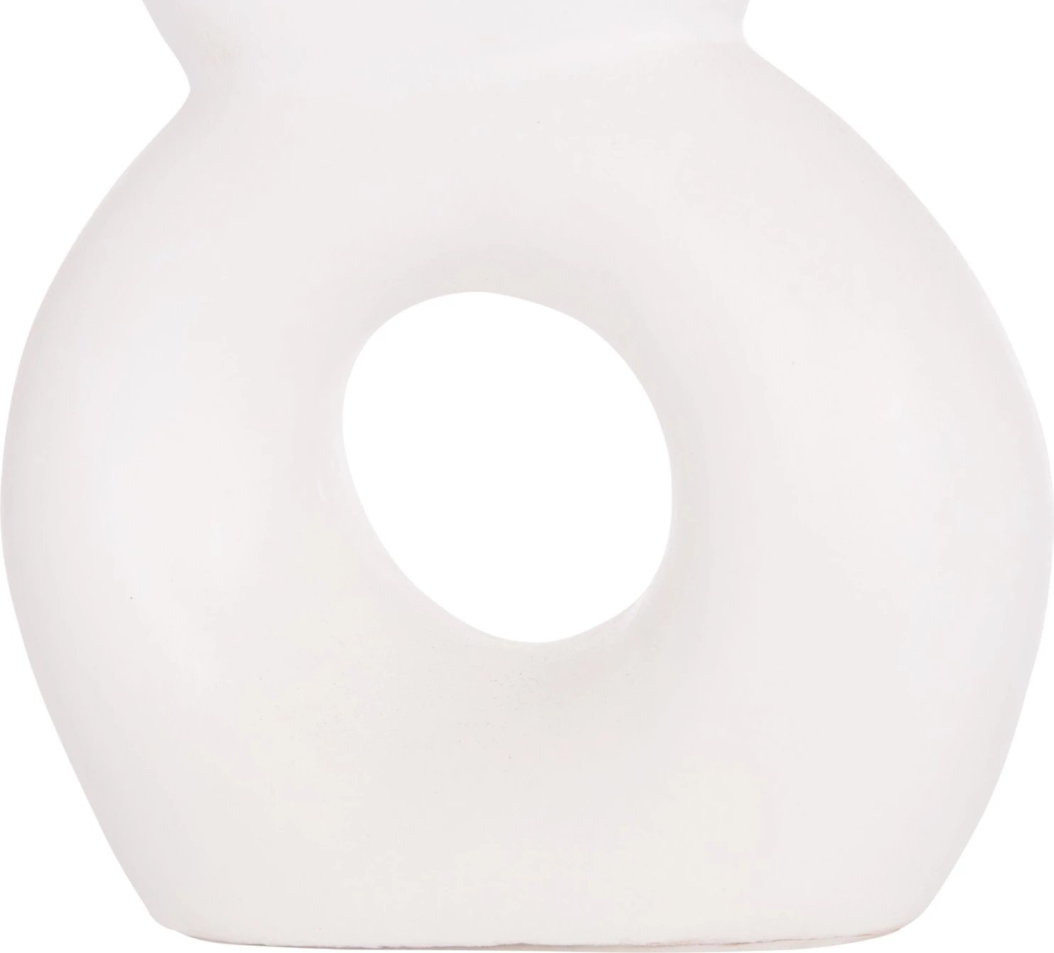 Vazo dekorative tavoline FIORIN, terrakotë e bardhë, FH4666.02S, 21x7.5x31cm