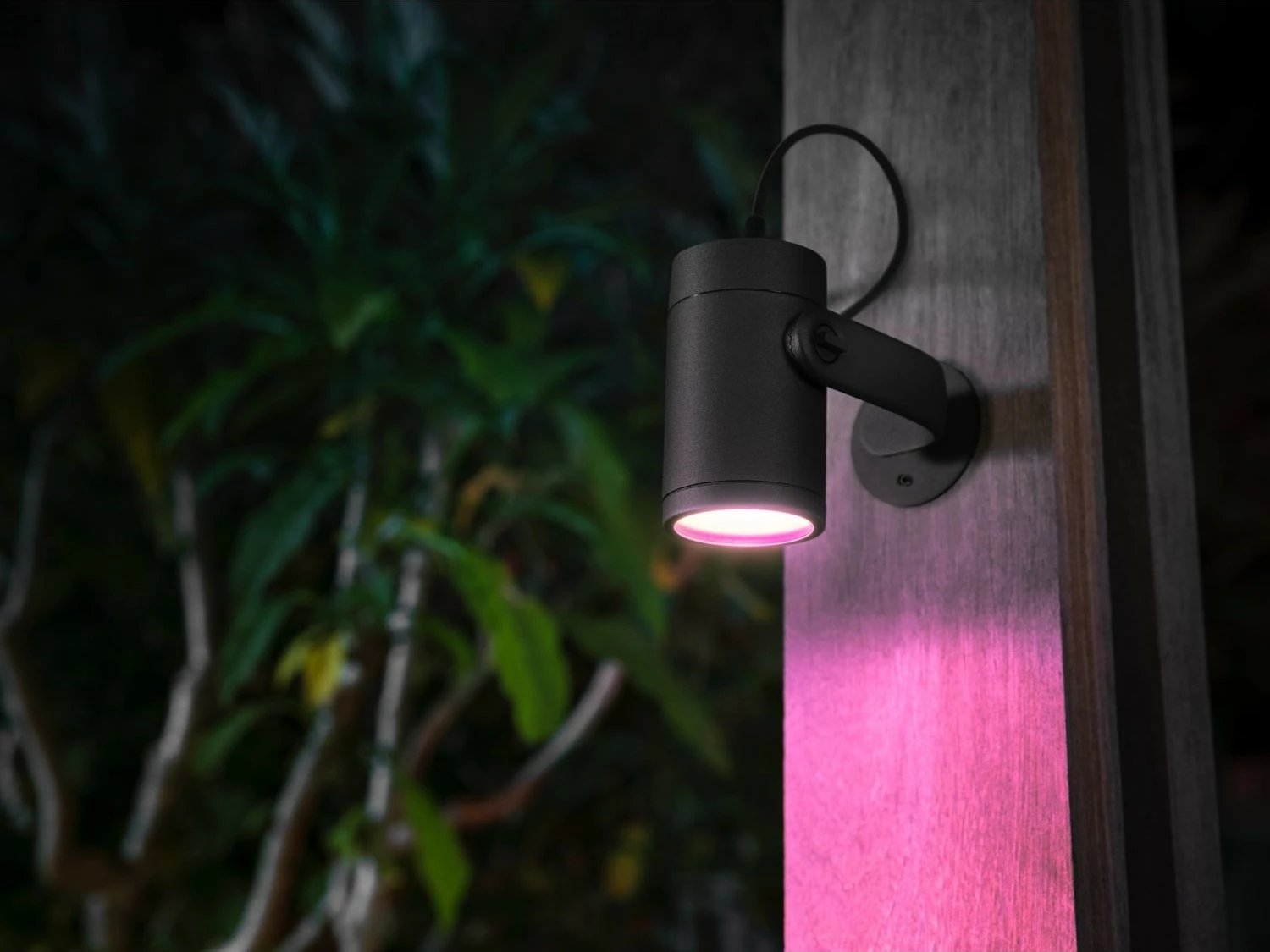 Dritë e jashtme Philips Hue Lily, Smart, ZigBee, LED, E zezë