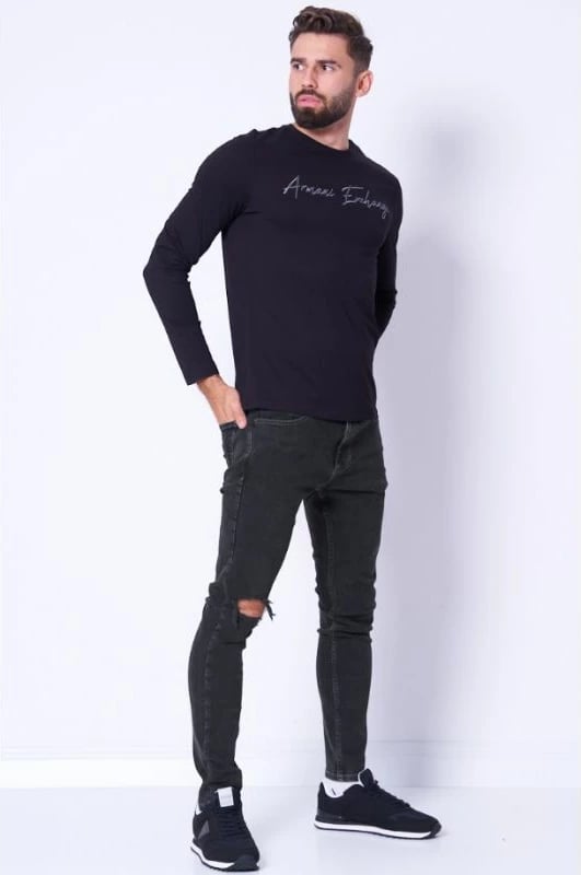 Pantallona për meshkuj Tommy Jeans Scanton Y Cf6282 M DM0DM13700, të zezë