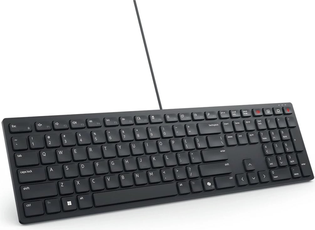 Tastierë DELL KB525C, full-size, USB, plunger key switch, QWERTZ, e zezë