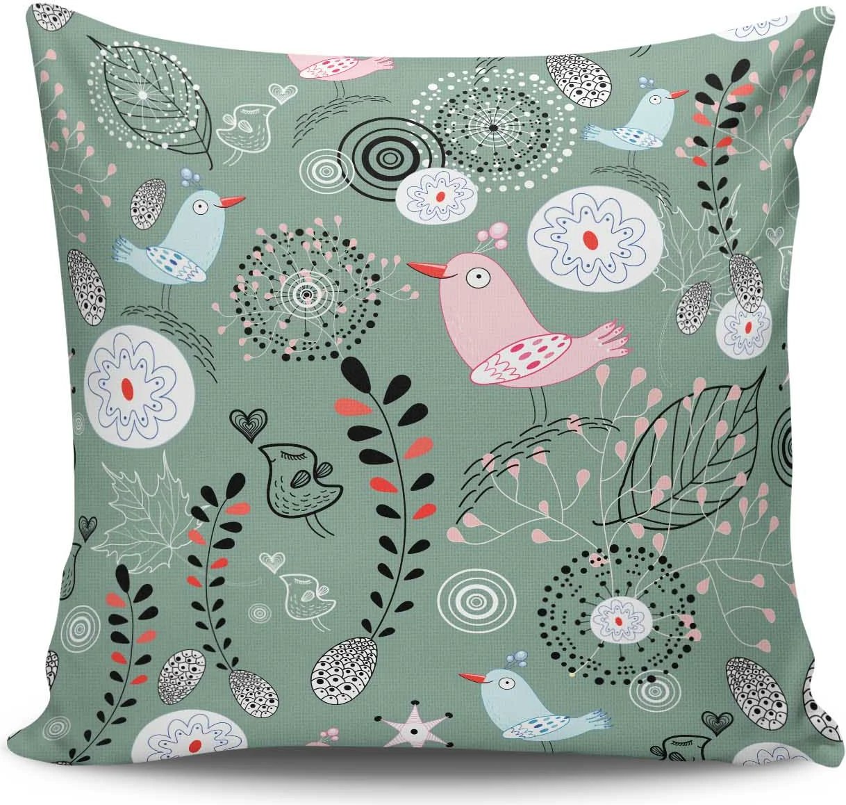 Jastëk dekorativ Aberto Design, NKRLNT-116, shumëngjyrësh, 43x43cm