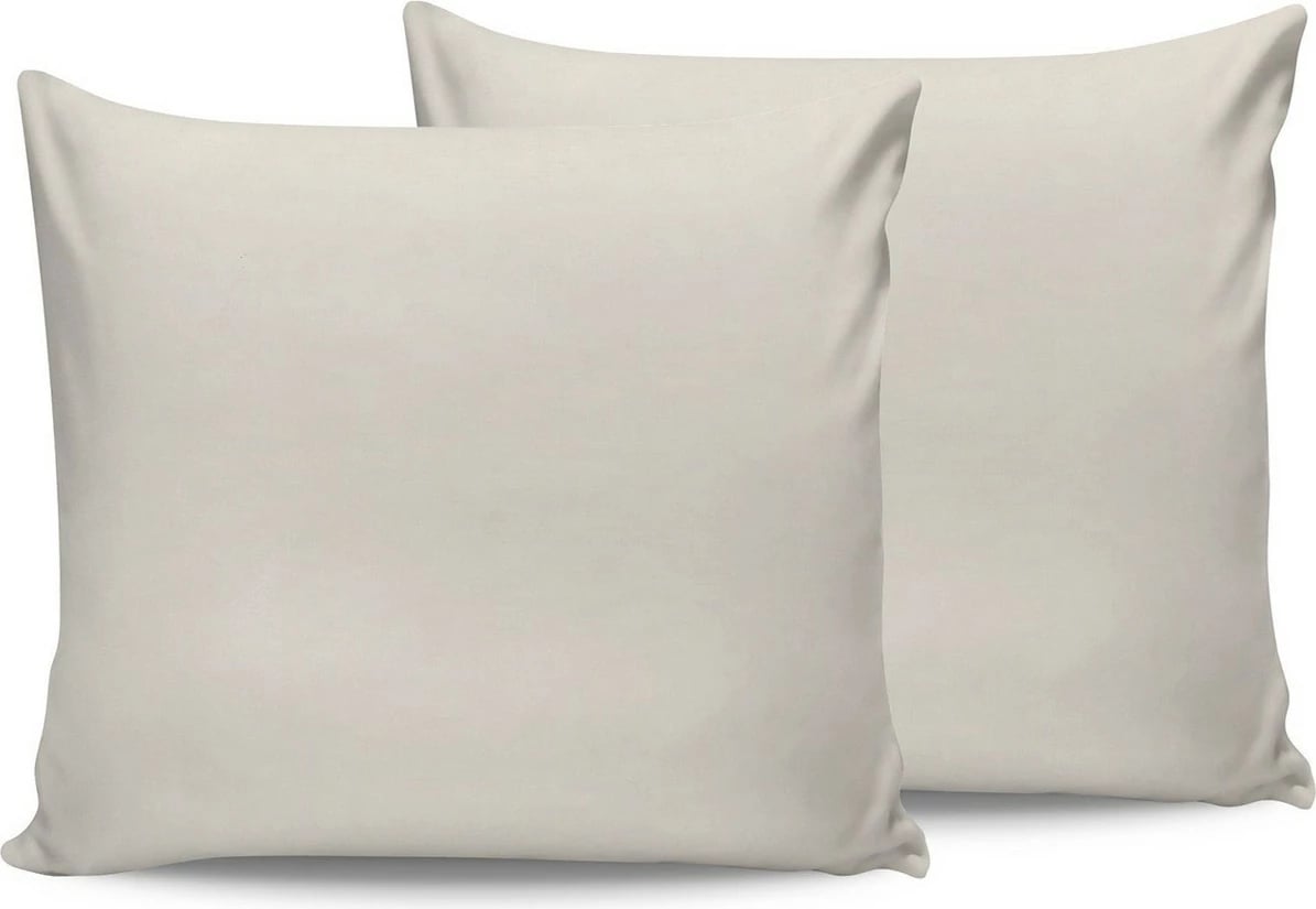Set këllëfësh jastëku (2 copë), krem, L'essentiel