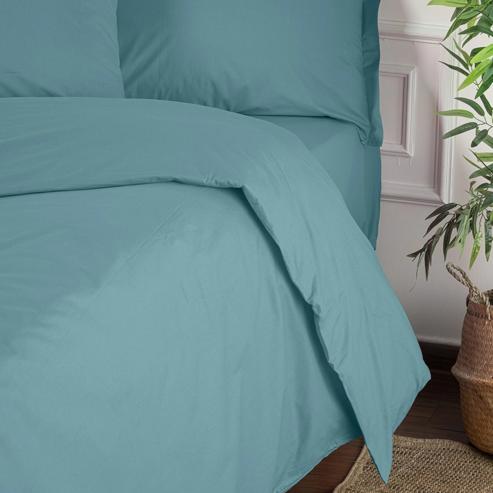 Mbulesë jorgani njëpersonëshe Ranforce, ngjyrë mint, L'essentiel, Tonne Mavie - June