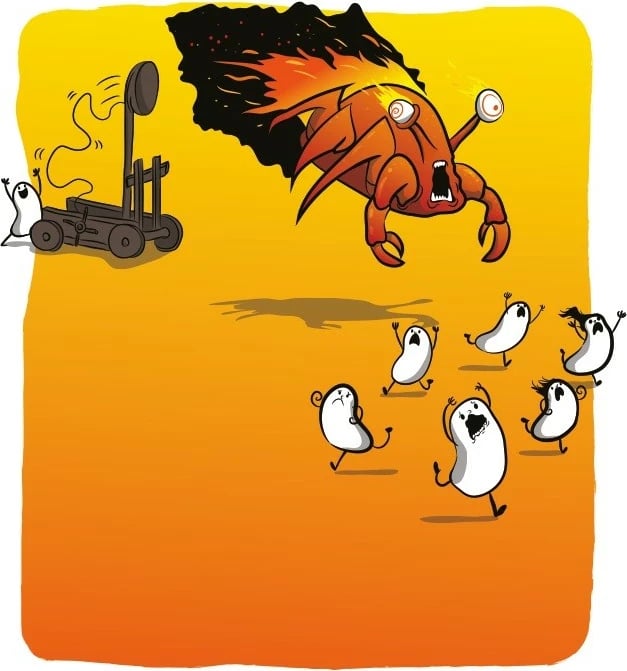 Lojë letra Rebel Exploding Kittens, për 2 lojtarë, 32 letra