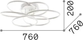 Lampa tavanore Karol pl d76