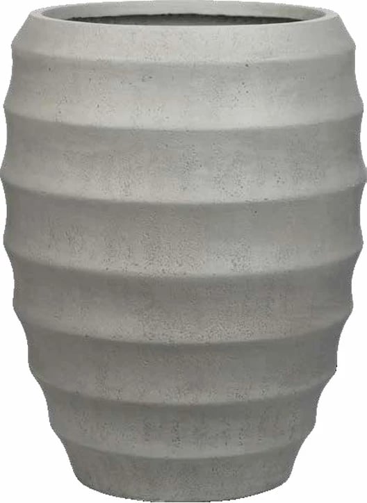 Vazo FLORRA, 36x36x46.3cm, MgO, ngjyrë gri