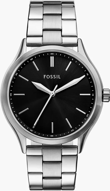 Orë dore FOSSIL BQ2890 për meshkuj, argjendi