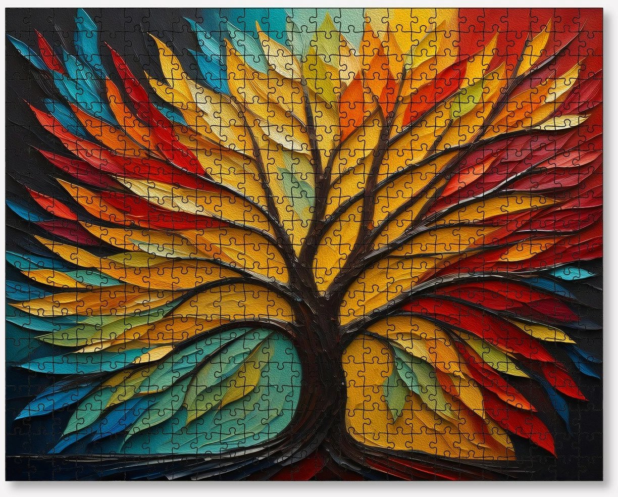 Puzzle me 500 copa, shumëngjyrësh, Evila Originals, PZL_0104_500