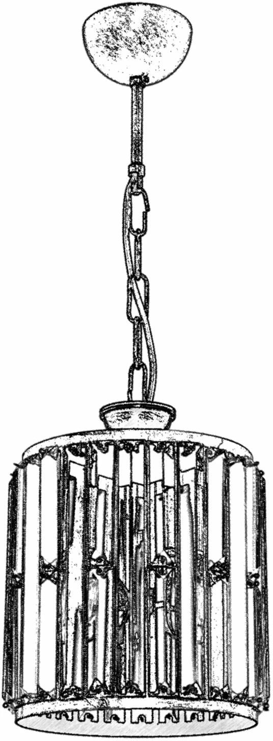 Llambë tavani Opviq, AV-1667-1E, ngjyrë antike