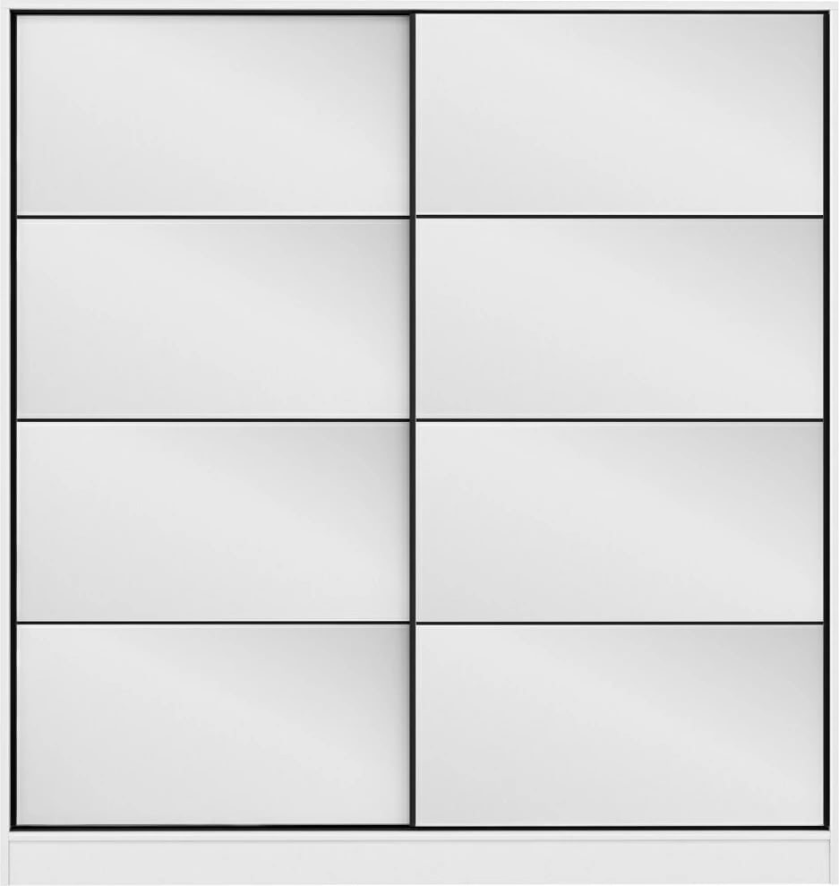 Dollap Hanah Home Kale, i bardhë, 180x190x52cm