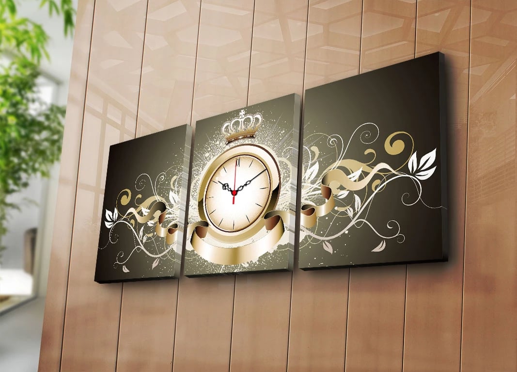 Orë muri dekorative në kanavacë (3 pjesë), Wallity, 3P3040CS-46