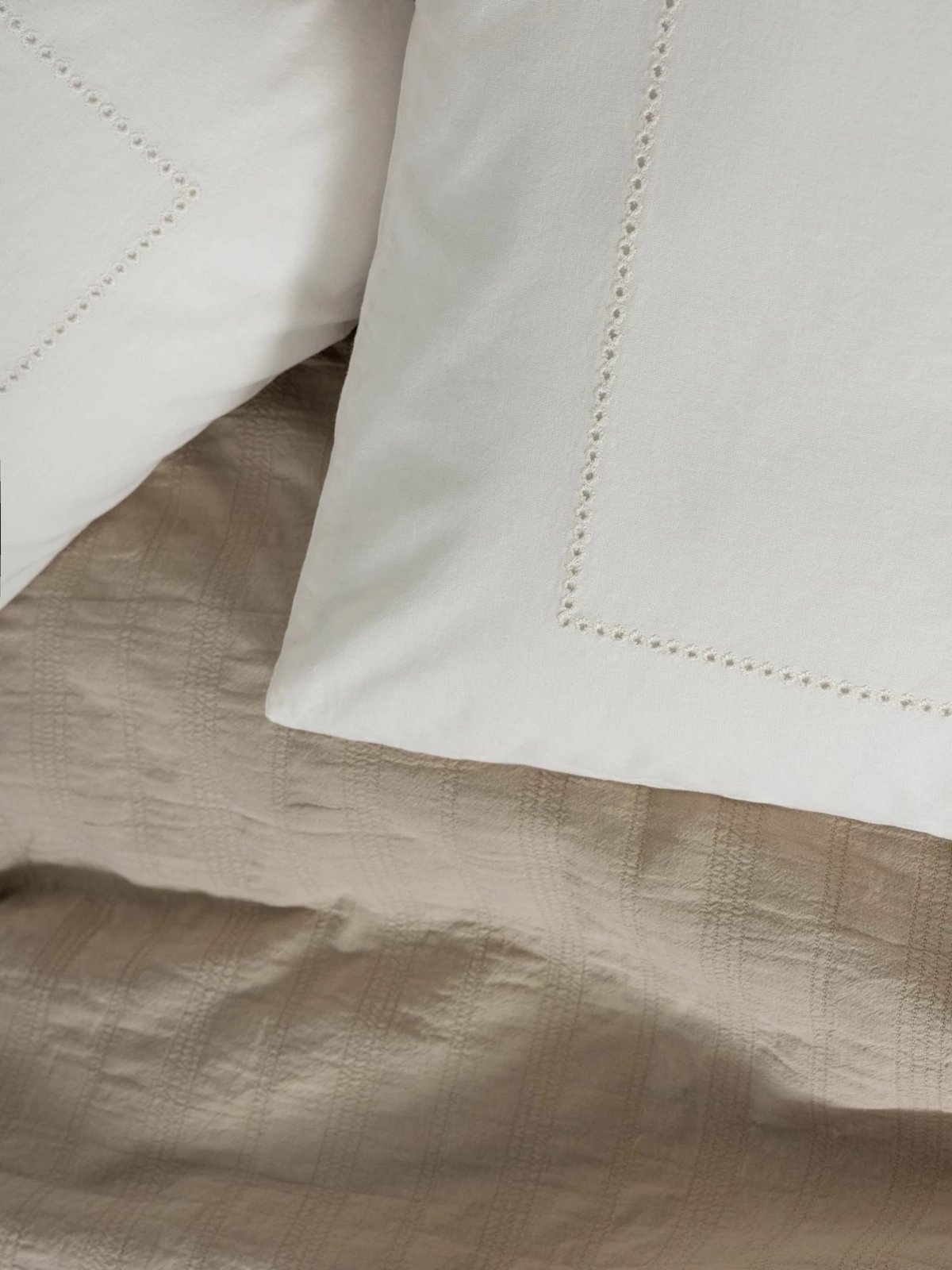 Set piké dopio, Vilo, ngjyrë bezhë