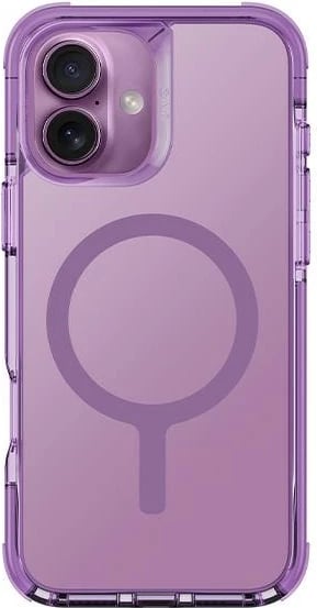 Mbështjellës UNIQ Combat MagClick Charging për iPhone 16 Plus 6.7", rozë