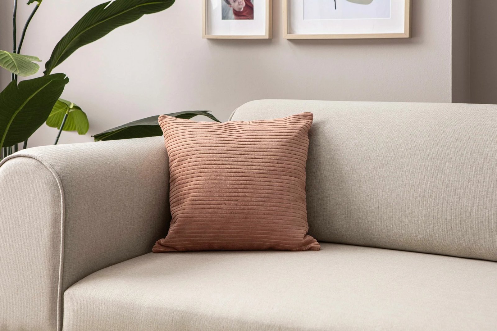 Set mbulesash për jastëk (2 copë), ngjyrë pluhur, Evila Originals, 43x43cm