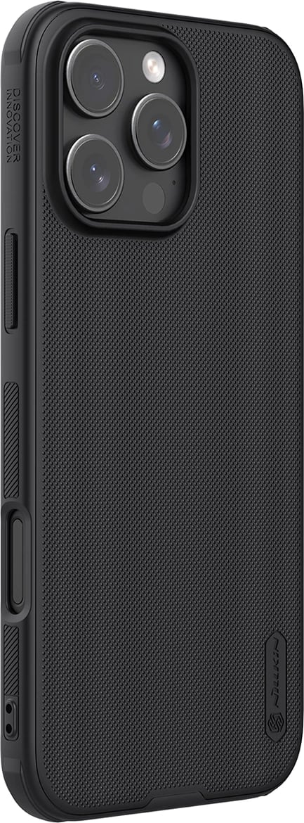 Mbështjellës Nillkin Super Frosted Shield Pro Magnetic Case për iPhone 16 Pro Max, i zi