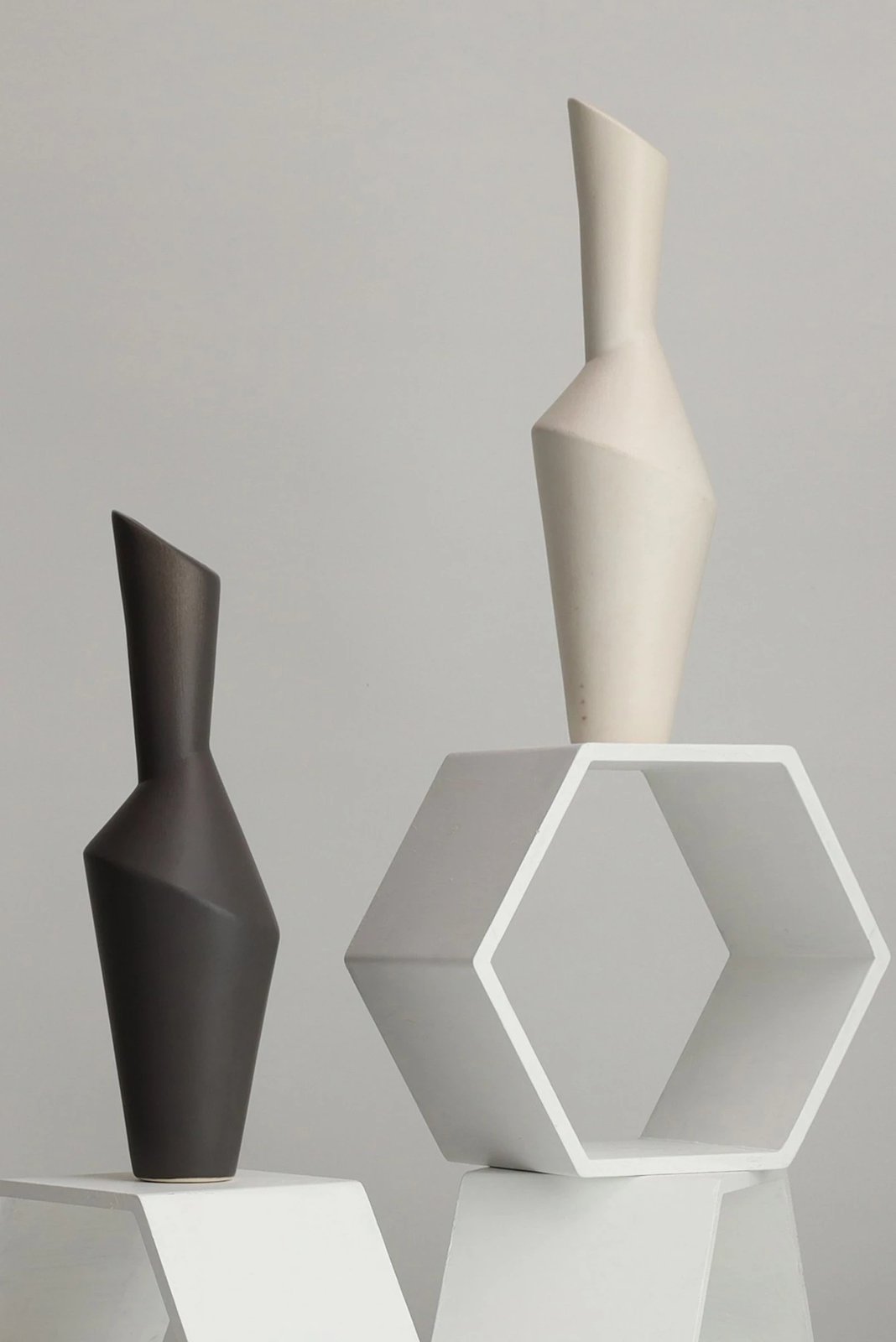 Vazo dekorative Evila Originals, BSI227, e bardhë, 32cm