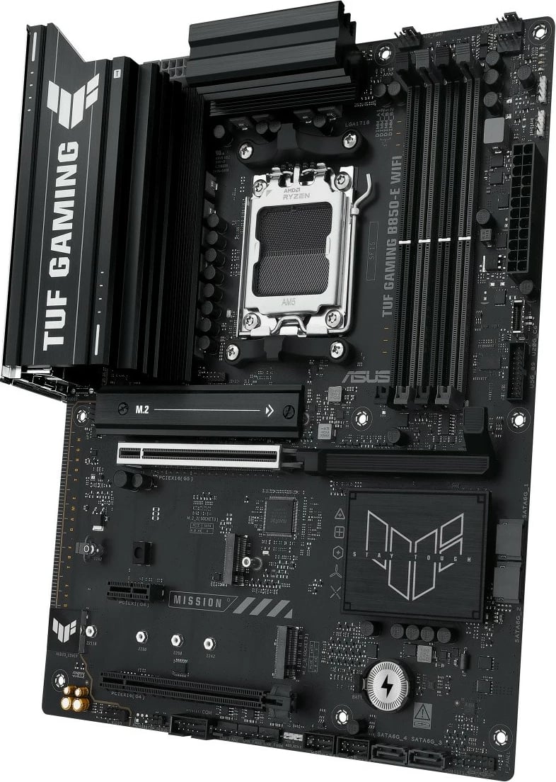 Pllakë amë Asus TUF GAMING B850-E WIFI, Socket AM5, DDR5, ATX, e zezë