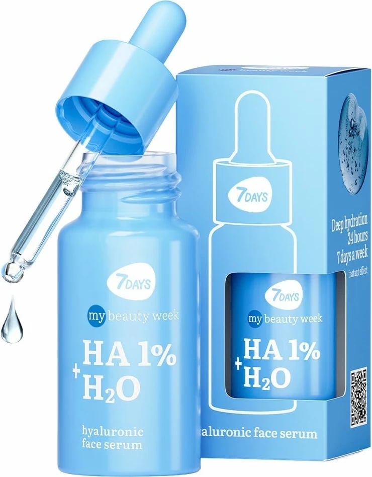 Serum për fytyrë 7DAYS, HA 1% H2O, 20 ml