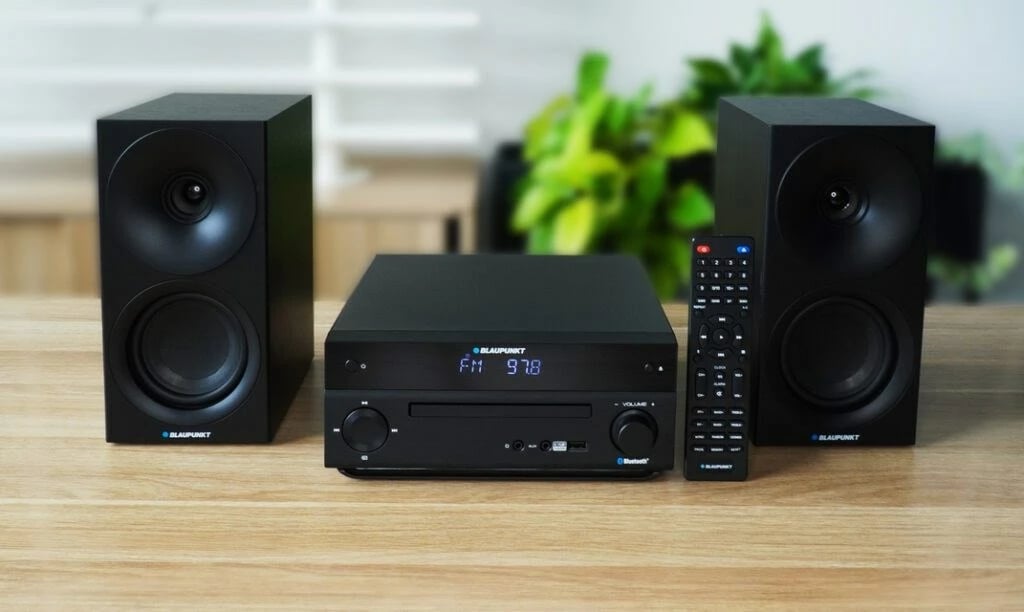Mini-tower Blaupunkt MS30.2BT me Bluetooth, i zi