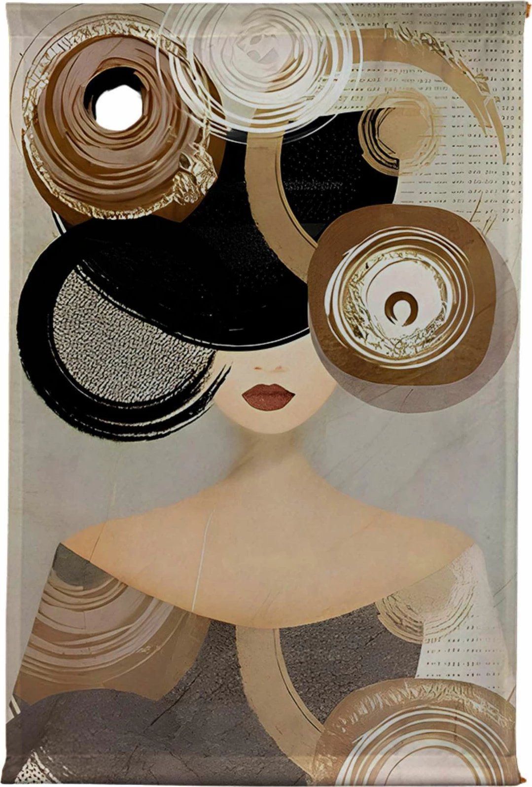 Pikturë dekorative prej poliestëri Wallity, Polybaby 38, 145x200 cm