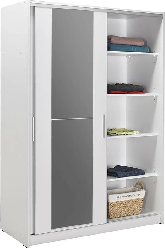 Dollap për rroba, ngjyrë e bardhë, Hanah Home, SWD-512-BB-2