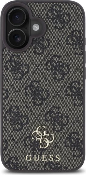 Mbështjellës Guess 4G Small Classic MagSafe për iPhone 16, Kafe